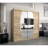 Minio Armoire 200 cm ELYPSE Chêne Sonoma