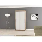 Minio Armoires TOKYO 120 cm / Sonoma / Blanches