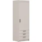 AX Living Armoire beige Storicos 1P3T 59,9 cm Moderne