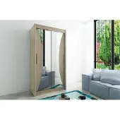 Minio Armoire 120 cm MONACO Chêne Sonoma