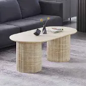 Zesso Milton & Oldbrook Couchtisch 120 cm Geneva Travertine look