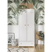Minio Armoire STORY 1 Chêne blanc / Nash
