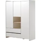 Zesso Dream Tree Armoire 3 portes Lux Blanc