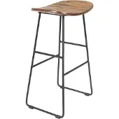 Zesso Nesthaus Tabouret de bar phoque en bois