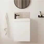 MOB-IN Meuble lave-mains LISA + robinet noir