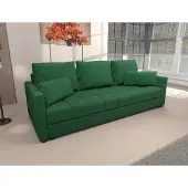 AX Living Canapé-lit Moderne Dolceo 226 cm de large, Canapé-lit Vert Velours