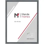 MendeFrames Cadre Photo Bois Gris 20x40 cm Verre Artistique H080