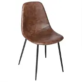 Zesso Eazy Living Chaise de salle à manger Anae Marron