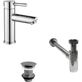 MOB-IN Robinet bec bas TAP + bonde LIV + siphon SIMON