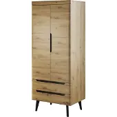 Minio Armoire 80 cm BODO Artisan chêne