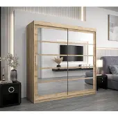 Minio Armoire 200 cm ROMA 2 Chêne Sonoma