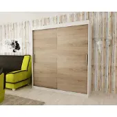 Minio Armoires TOKYO 200 cm Blanc / Sonoma