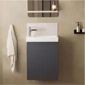 MOB-IN Meuble lave-mains LISA suspendu 41 cm