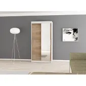 Minio Armoires TOKYO 2 120 cm Blanc / Sonoma