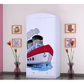 BDW Armoire, 2 portes, 2 tiroirs, penderie, 180x90 cm, blanc