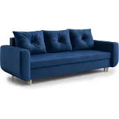 AX Living Cheriton Canapé-lit Moderne 222cm de large en Bleu foncé