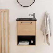 MOB-IN Ensemble meuble lave-mains NIKA + robinet