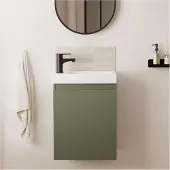 MOB-IN Meuble lave-mains LISA + robinet noir