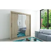Minio Armoire 200 cm MADRYT Chêne Sonoma