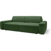 PillovelyArt Canapé Bamby Bouclé - canapé convertible avec coffre de lit