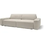 PillovelyArt Canapé Bamby Bouclé - canapé convertible avec coffre de lit