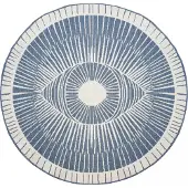 Un Amour De Tapis Tapis rond d'extérieur, réversible EX1 B