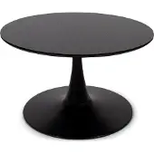 Zesso Milton & Oldbrook Table basse Ø 80 cm Prague Noir