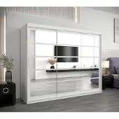 Minio Armoire 250 cm ROMA 2 blanc