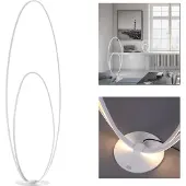 H4L Lampadaire LED 1flg Lampadaire 25W moderne Lampe sur pied hauteur 120cm