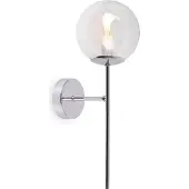 Light11 HOME Applique murale Siena chrome 1 flamme verre transparent E14