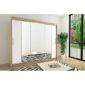Minio Armoires TOKYO 2 250 cm Sonoma / Blanc