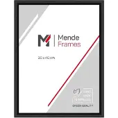 MendeFrames , cadre en bois, modèle H004, noir, 45x60 cm