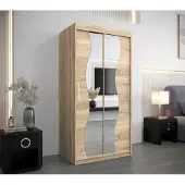 Minio Armoire 100 cm MADRYT Chêne Sonoma