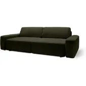 PillovelyArt Canapé Bamby Bouclé - canapé convertible avec coffre de lit