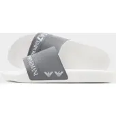 Emporio Armani Claquettes Tape - Blanc, Blanc