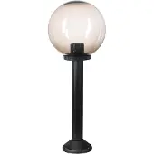 H4L Lampe de chemin Boule verre fumé 30cm Ø, hauteur 75cm