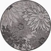 Un Amour De Tapis CHIMEKA tapis rond d'extérieur tissé en kilim