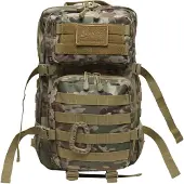 Brandit Sac à dos 'US Assault' beige / marron / vert