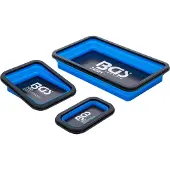 Bgs 74501 | Jeu de coupelles magnétiques | Silicone | Pliable | 3 pièces