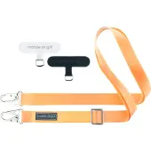 Mobile Origin Lanyard tape 25mm, Peach Fuzz, 84 - 165cm