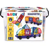 Ludi Jeu de construction magnétique Véhicules Magnétiques