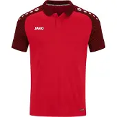 Jako Performance Polo Hommes - Rouge / Noir | Taille: M