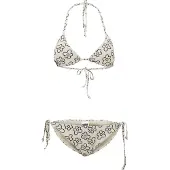 Urban Classics Triangle Pattern Bikini Noir S Femme