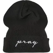 Mister tee Bonnet noir / blanc