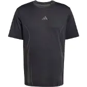 Adidas T-Shirt fonctionnel 'AIRCHILL' gris foncé / noir