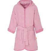 Playshoes Peignoir 'Einhorn' jaune chiné / rose