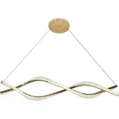 Toolight Lampe Suspendue Led G033-CP Gold