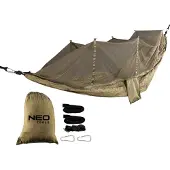 Neo Tools Hamac Outdoor avec moustiquaire 330 x 140 cm