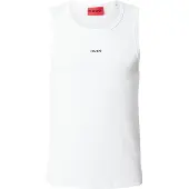 HUGO Dapota 10280082 Sleeveless T-shirt Beige M Homme