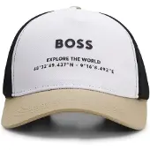 BOSS J53126 Junior Cap Blanc 56 cm Enfants